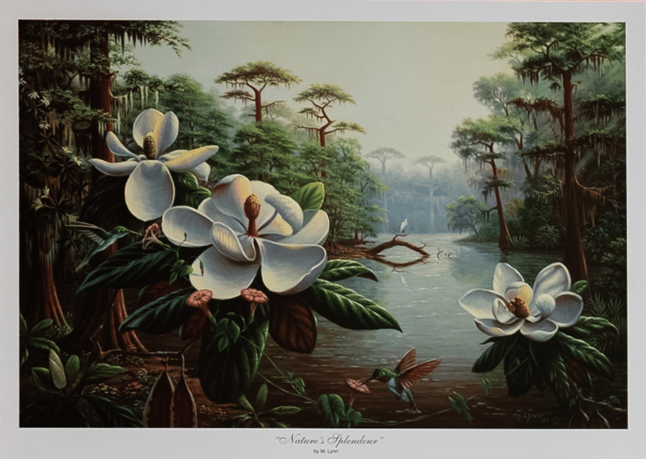 Nature's Splendour by Lynn, Art Poster Print for Wall, Home Decor
