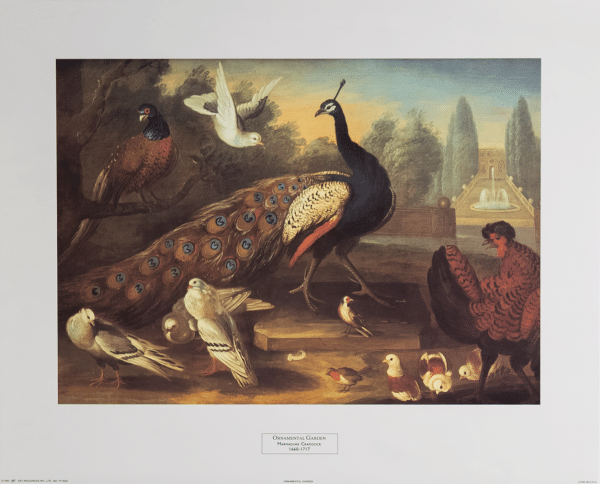 Ornamental Garden by Craddock, Art Poster Print for Wall, Home Decor