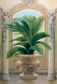 Palm I by Katherine Roundtree, Art Poster Print for Wall, Home Decor