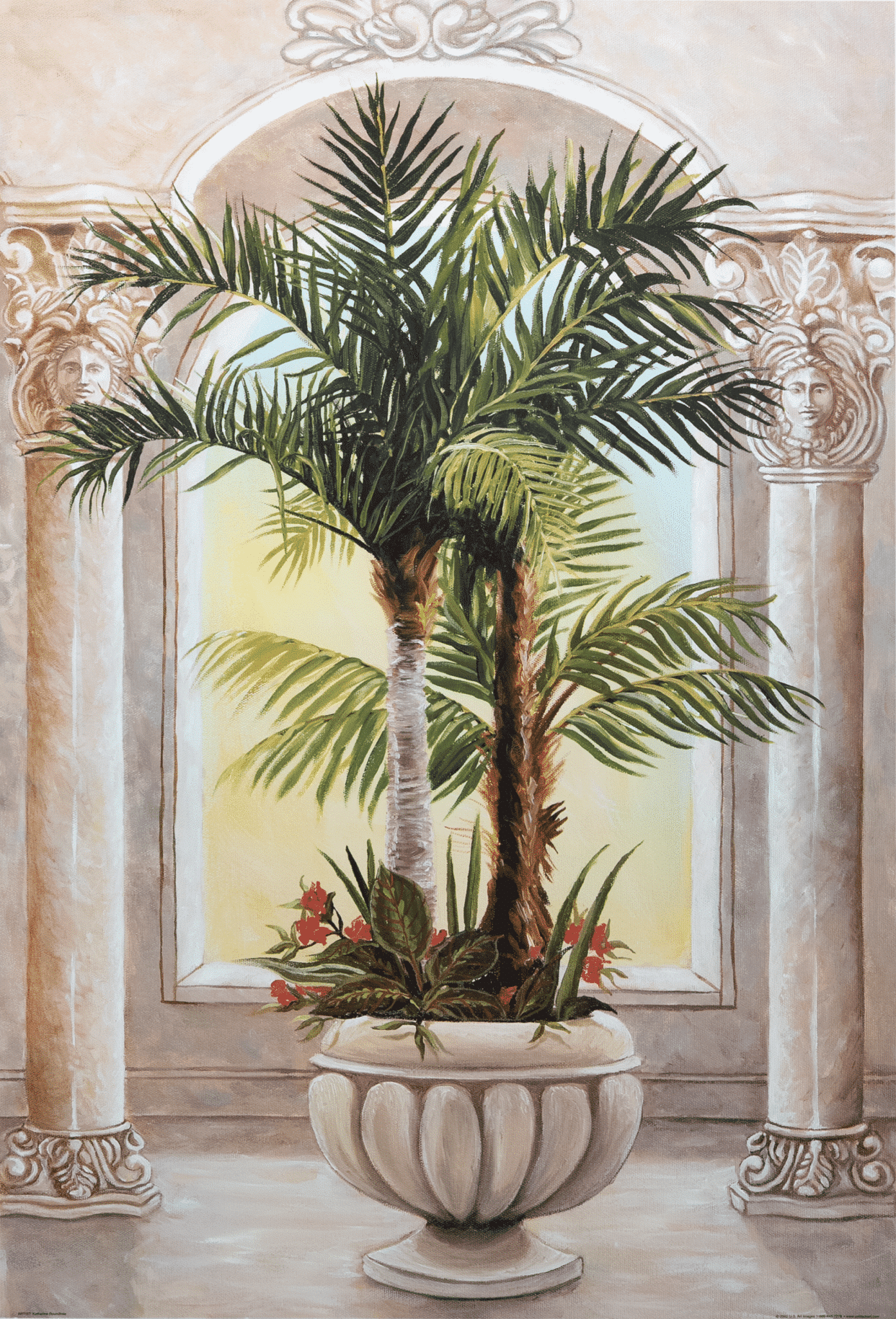 Palm II art print by Katherine Roundtree