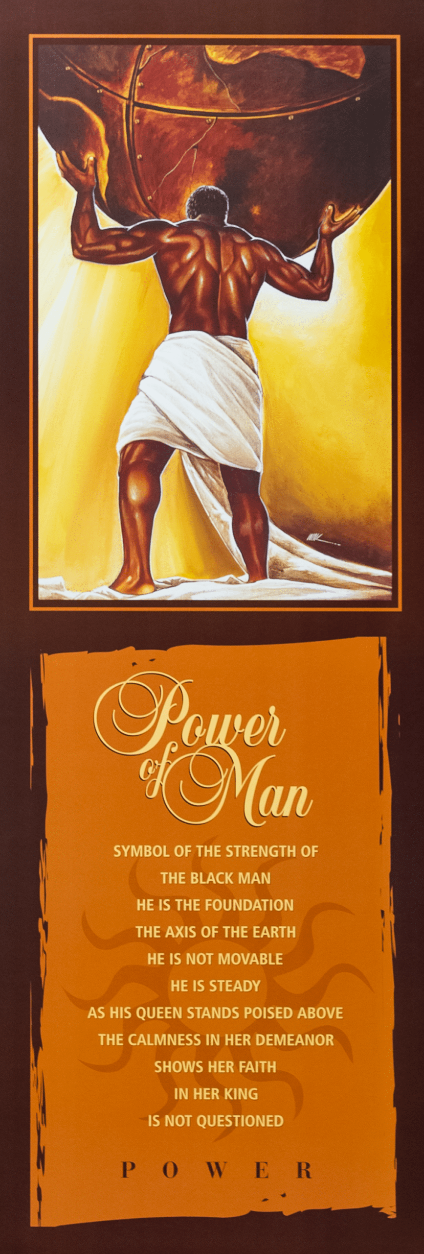 Power of Man II by WAK, Art Poster Print for Wall, Home Decor - Image 1