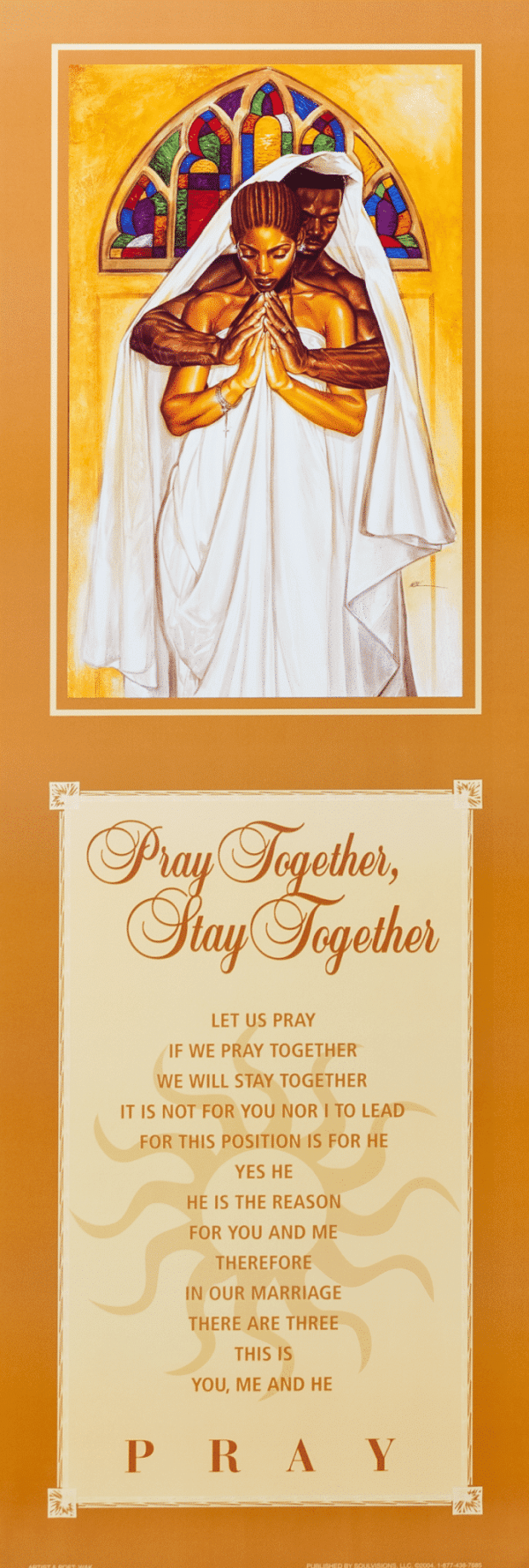 Pray Together Stay Together art print by WAK