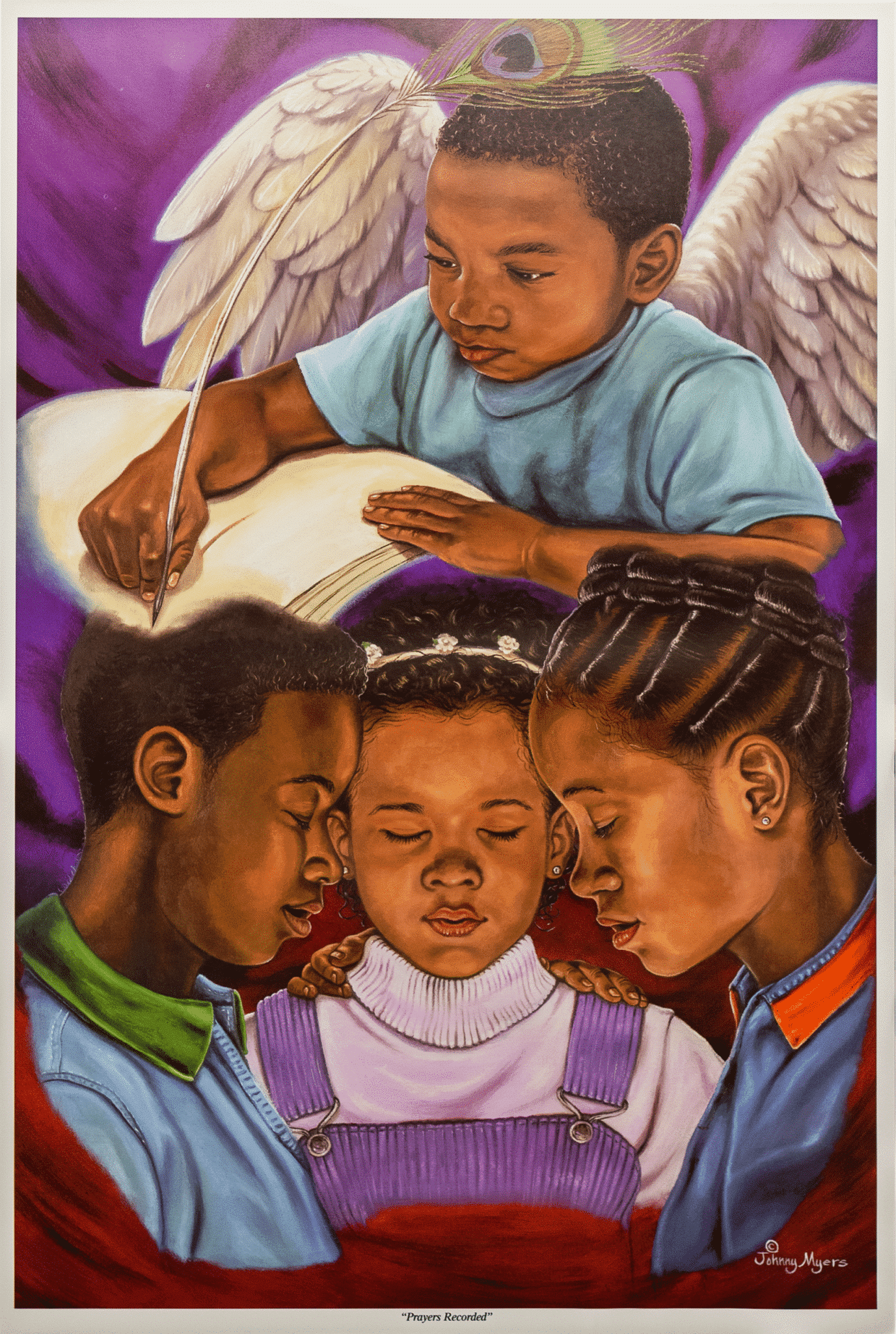 Prayers Recorded art print by Johnny Myers