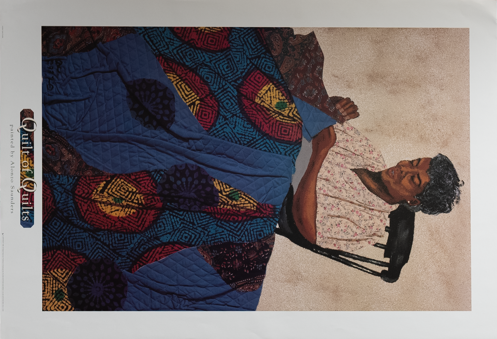 Quilt of Quilts by Saunders, Art Poster Print for Wall, Home Decor