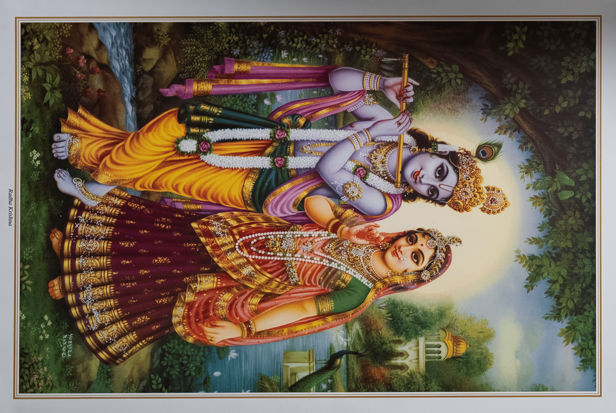 Radha Krishna by Raston, Art Poster Print for Wall, Home Decor