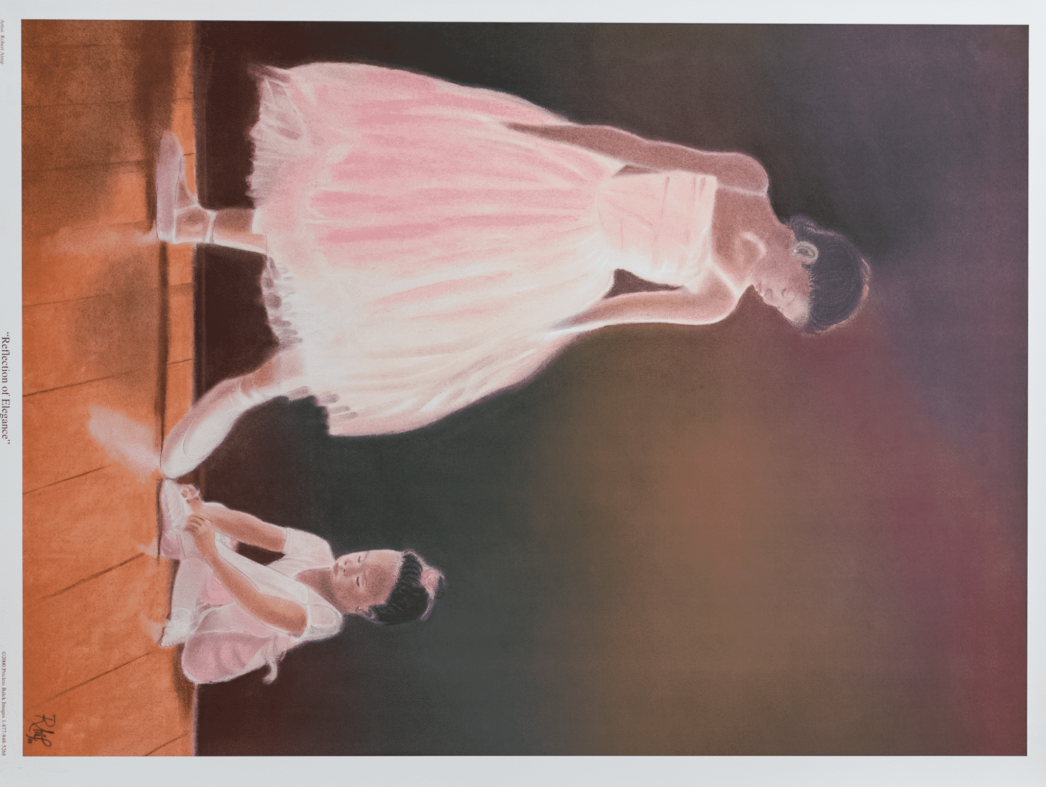 Reflection of Elegance art print by Robert Atnip
