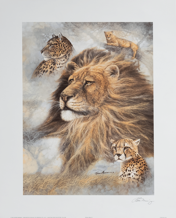 Regal Beauty by Manning, Art Poster Print for Wall, Home Decor