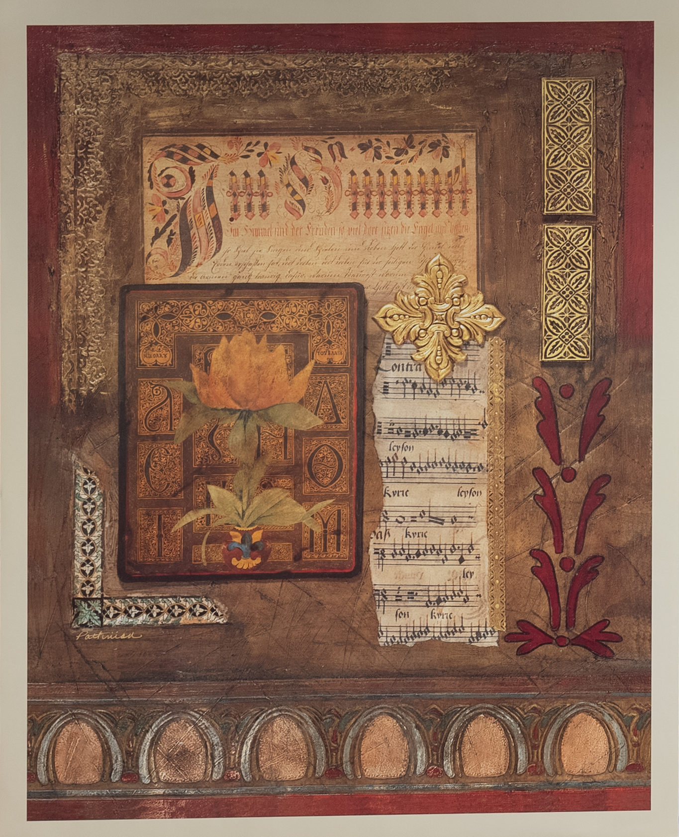 Renaissance Ballad by Pattinian, Art Poster Print for Wall, Home Decor