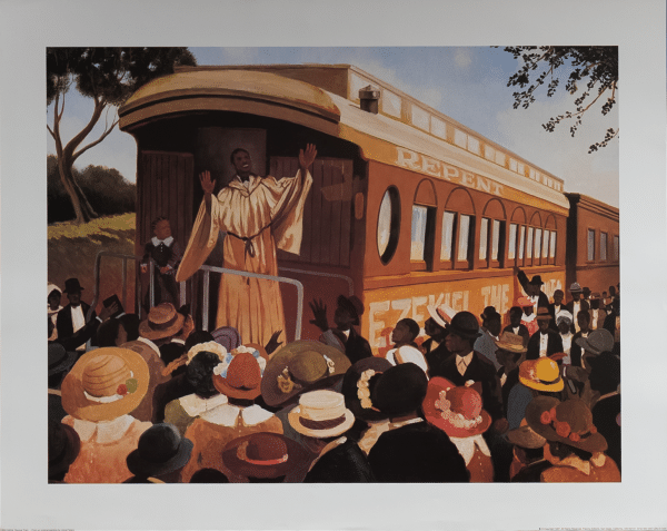 Revival Train by Talaro, Art Poster Print for Wall, Home Decor