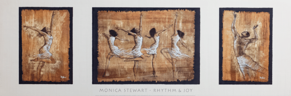 Rhythm & Joy by Monica Stewart, Art Poster Print for Wall, Home Decor