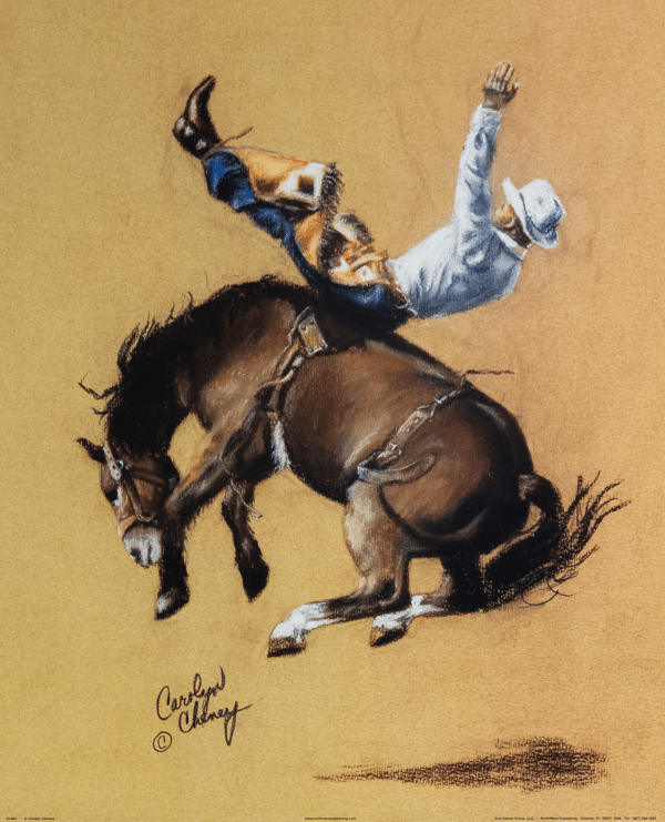 Rodeo by Cheney, Art Poster Print for Wall, Home Decor