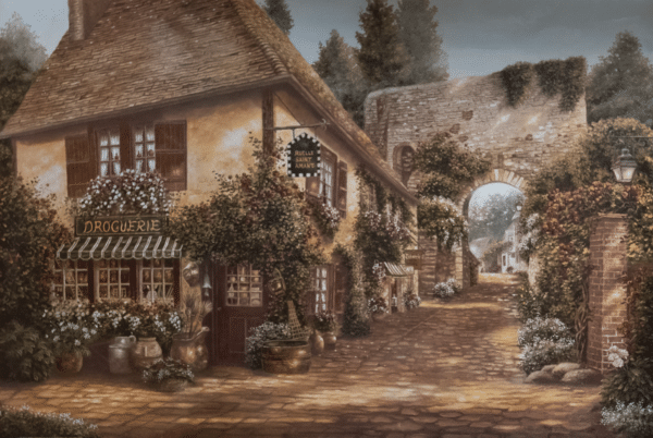 Ruelle Saint Amant by Brown, Art Poster Print for Wall, Home Decor