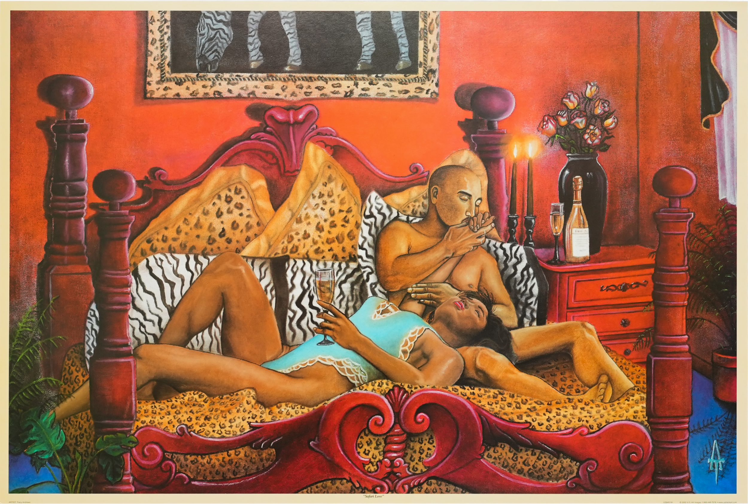 Safari Love by Tracy Andrews, Art Poster Print for Wall, Home Decor