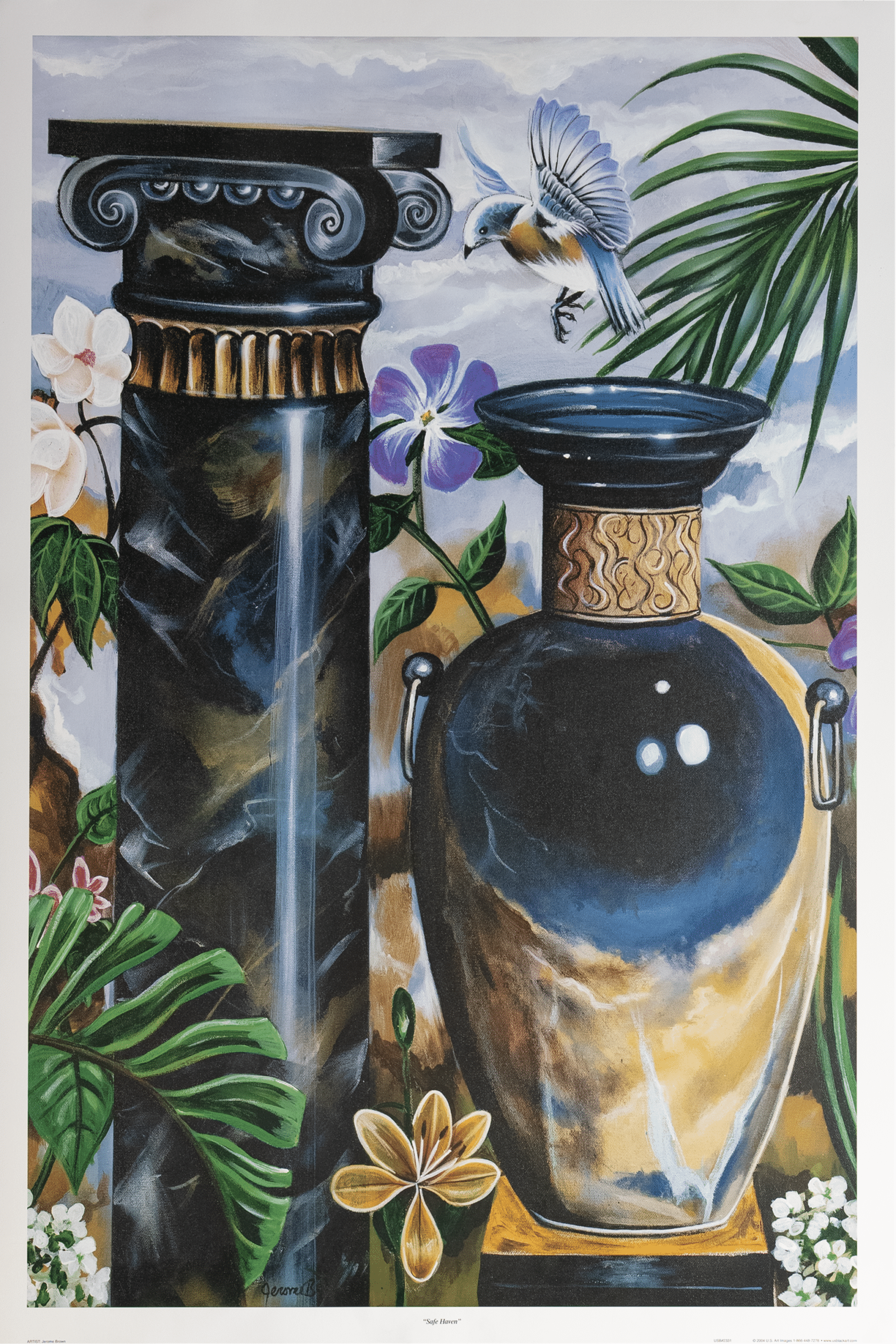 Safe Haven by Jarome Brown, Art Poster Print for Wall, Home Decor - Image 1