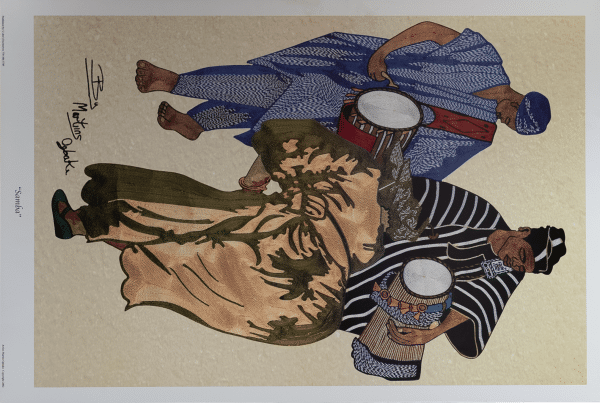 Samba art print by Ogbake