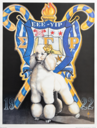 Sigma Poodle by Tracy Andrews, Art Poster Print for Wall, Home Decor