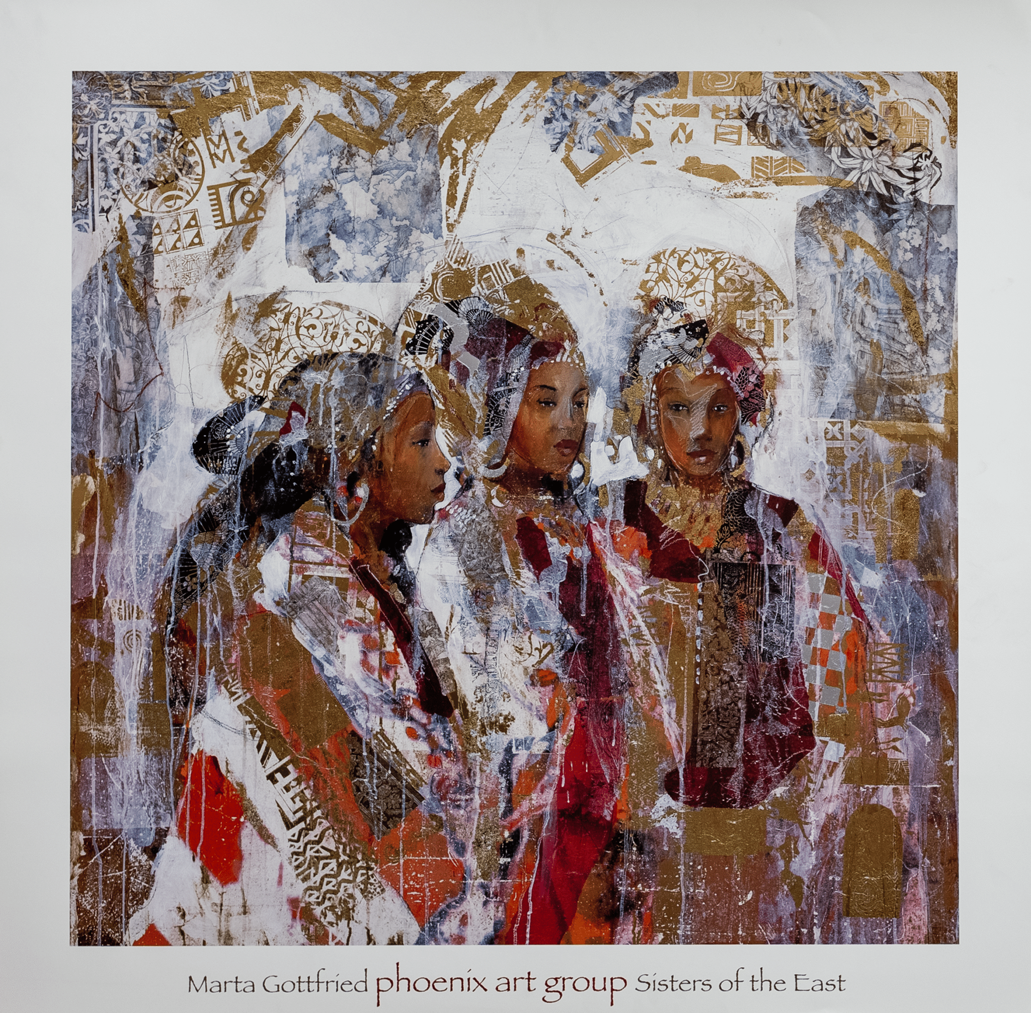 Sisters of the East by Gottfried, Art Poster Print for Wall, Home Decor - Image 1