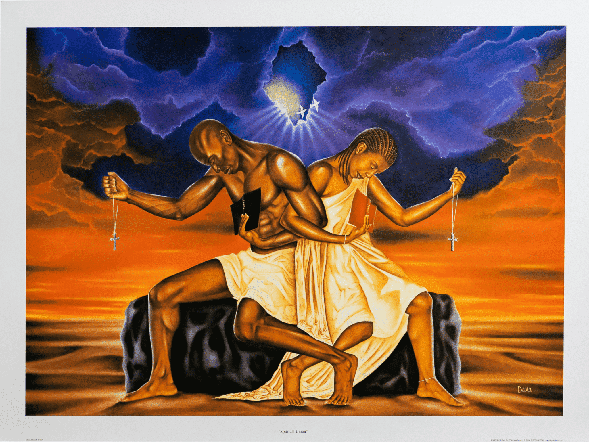 Spiritual Union art print by Dana P. Baker