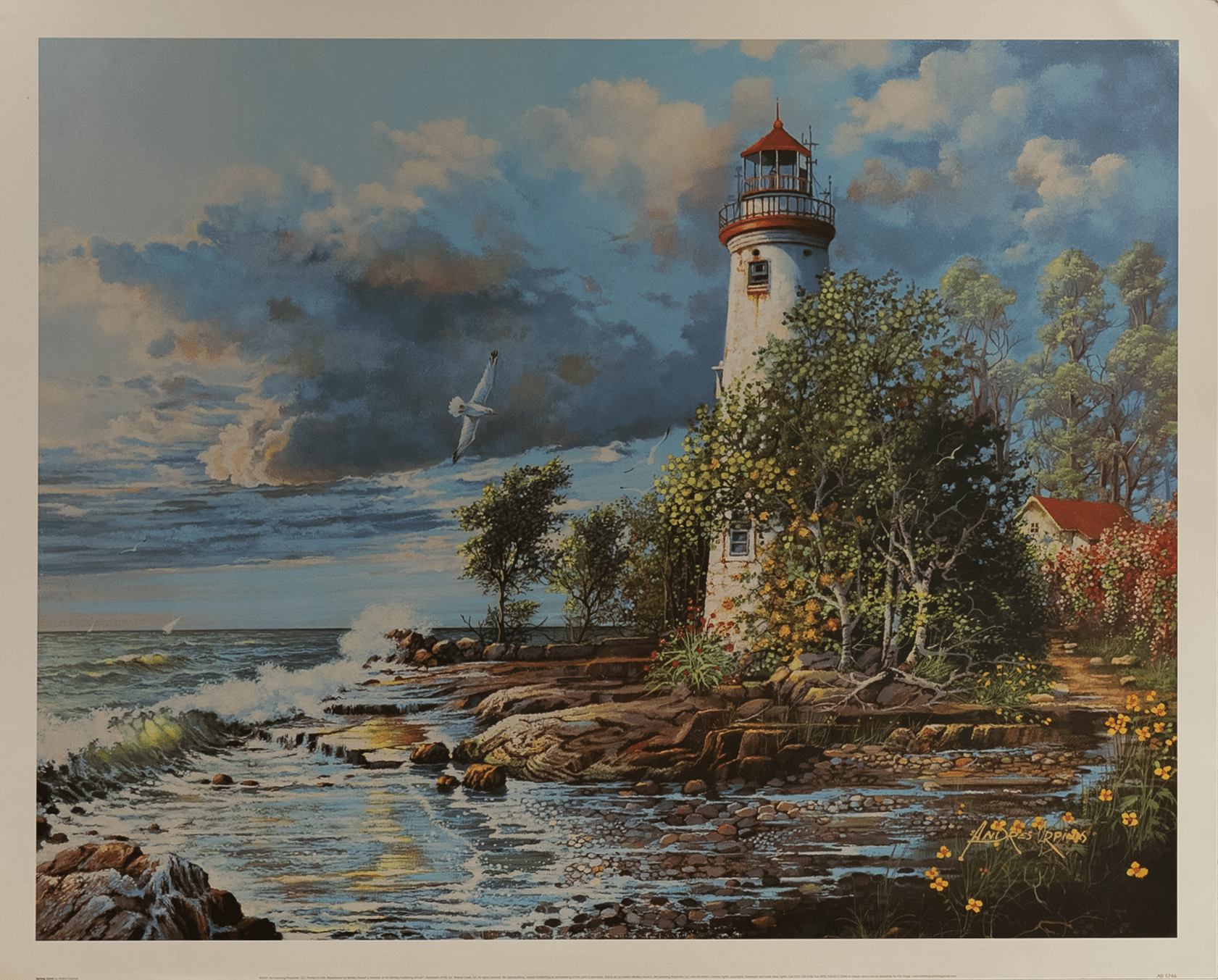 Spring Cove by Orpinas, Art Poster Print for Wall, Home Decor