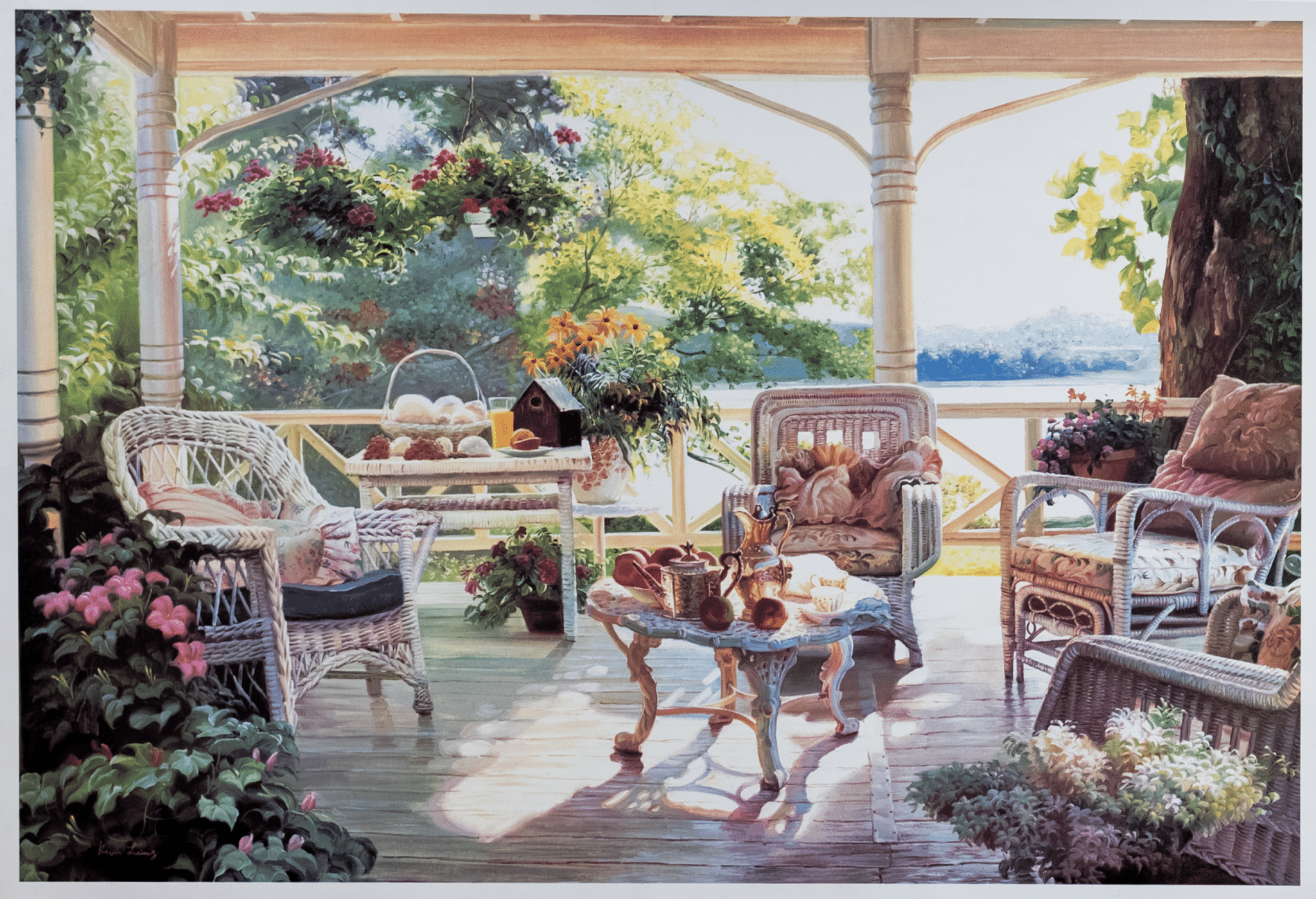 Spring Morning by Liang, Art Poster Print for Wall, Home Decor - Image 1