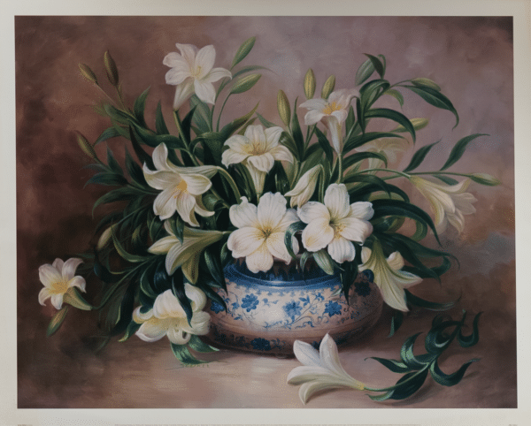 Spring Whites by Steiner, Art Poster Print for Wall, Home Decor