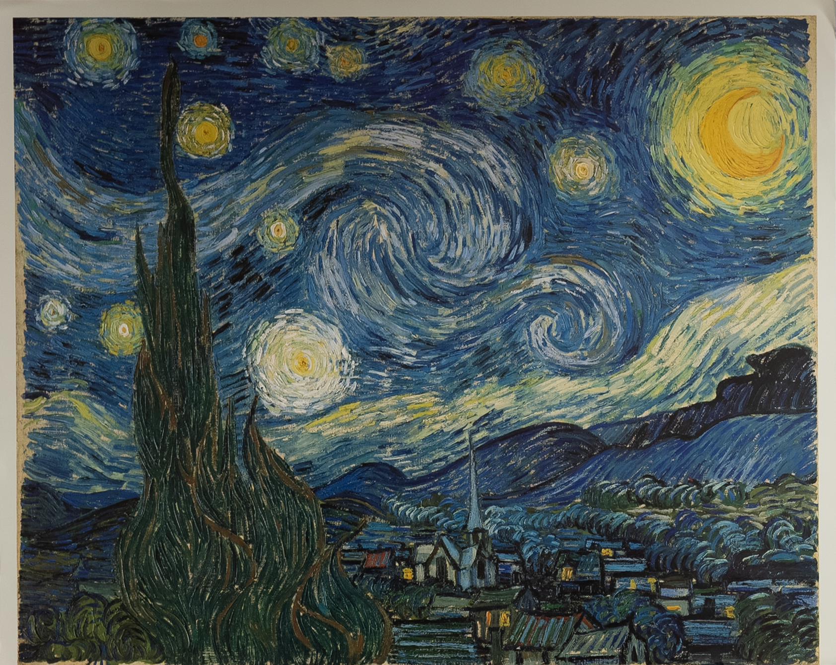 Starry Starry Night by Van Gogh, Art Poster Print for Wall, Home Decor