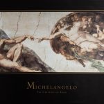 The Creation of Adam II art print by Michelangelo