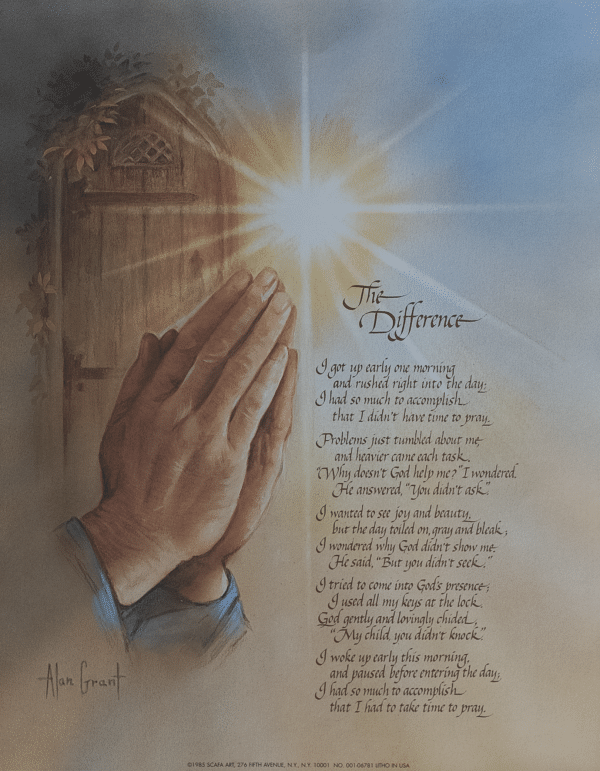 The Difference by Grant, Art Poster Print for Wall, Home Decor