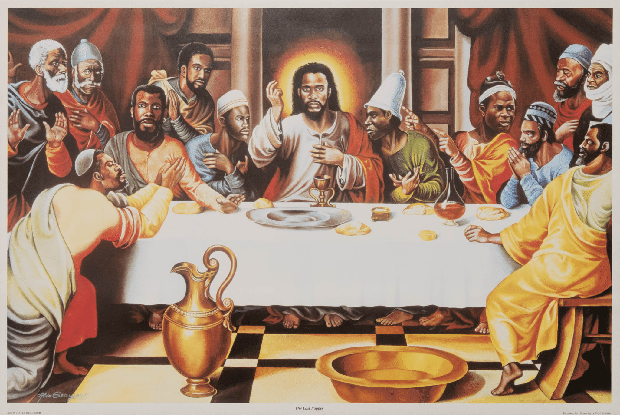 The Last Supper art print by Alix Beaujour