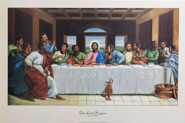 The Last Supper by Johnny Myers, Art Poster Print for Wall, Home Decor
