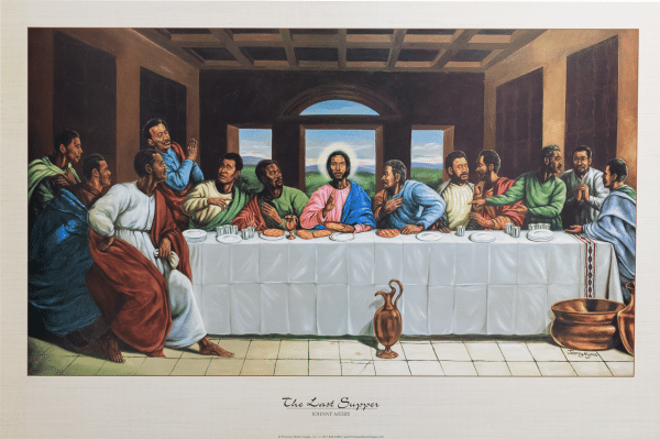The Last Supper by Johnny Myers, Art Poster Print for Wall, Home Decor