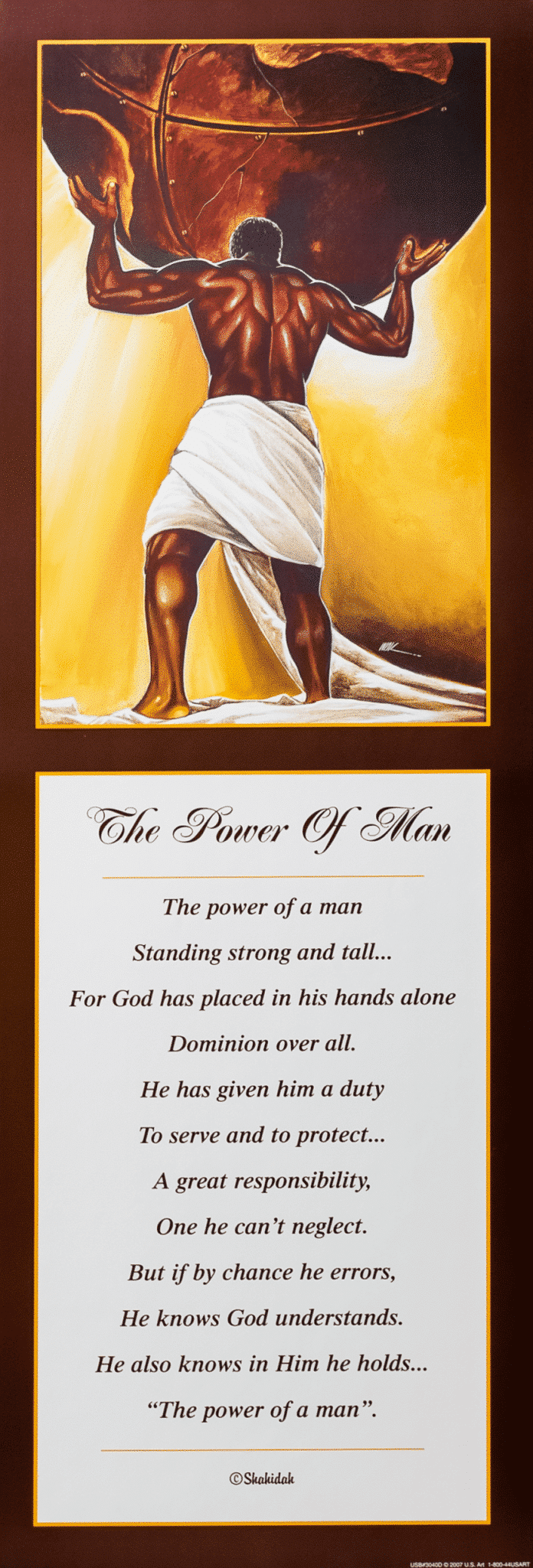 The Power of Man art print by WAK