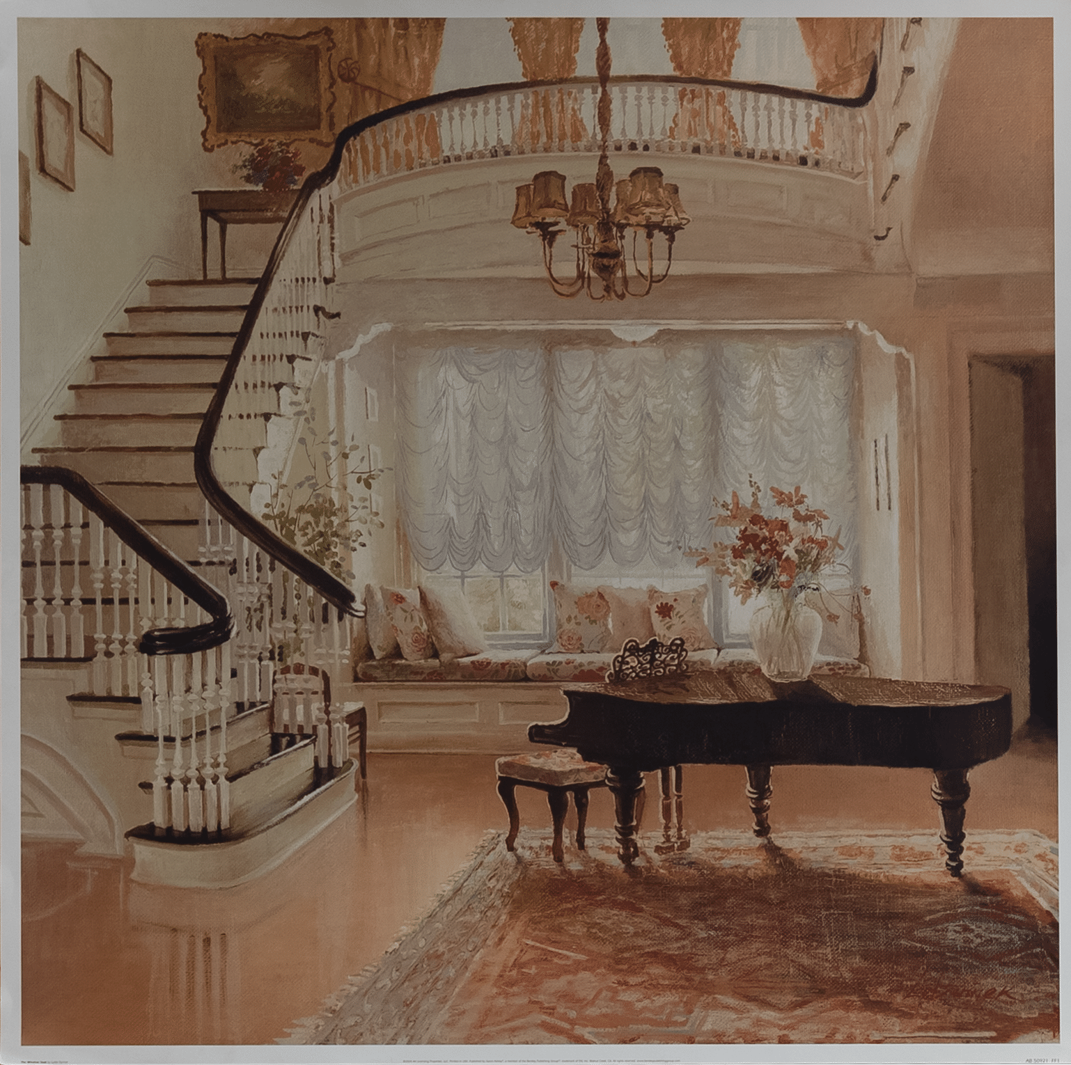 The Window Seat by Dynner, Art Poster Print for Wall, Home Decor