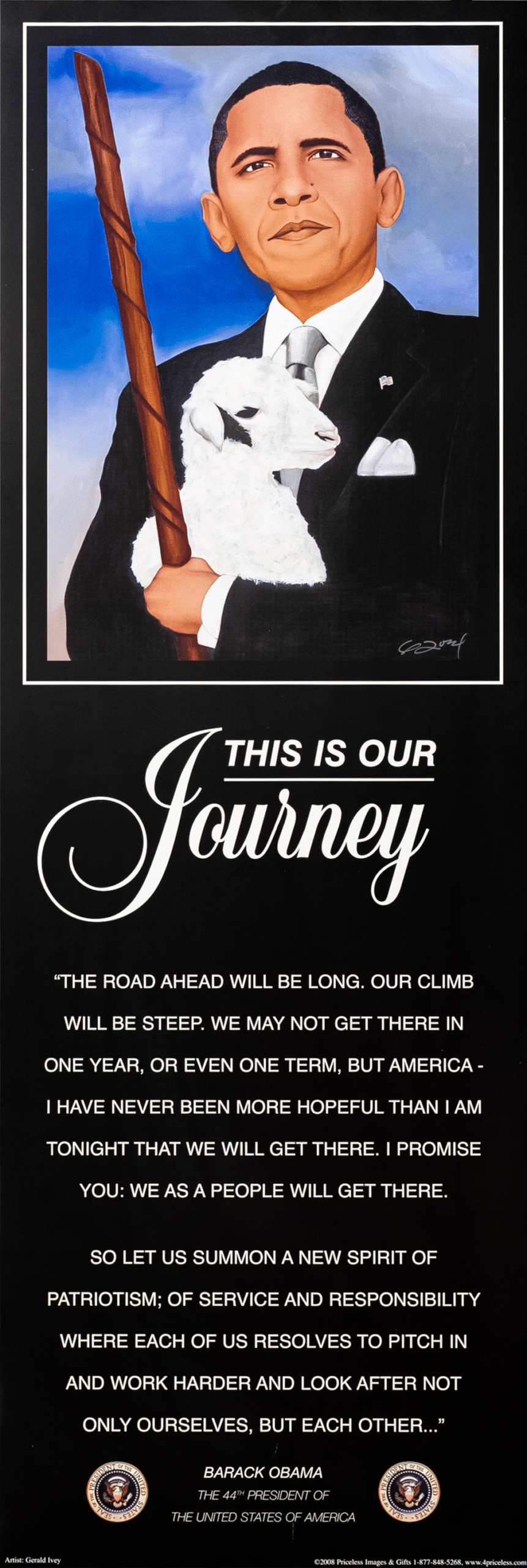 This is Our Journey by Gerald Ivey, Art Poster Print for Wall, Home Decor - Image 1