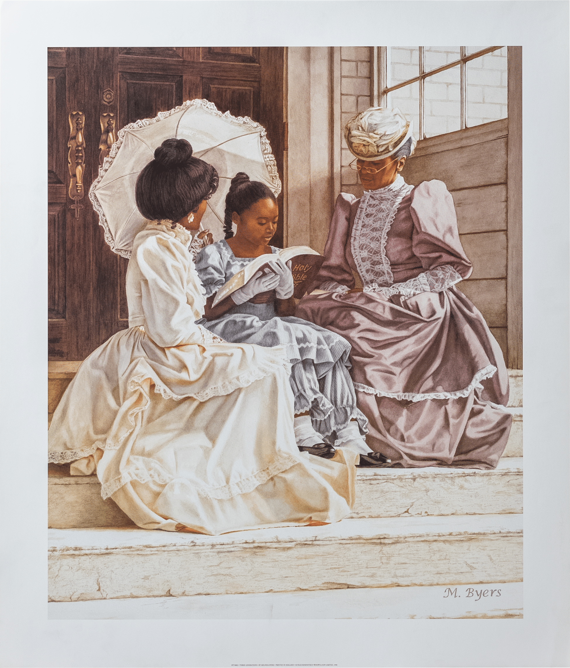 Three Generations by Melinda Byers, Art Poster Print for Wall, Home Decor - Image 1