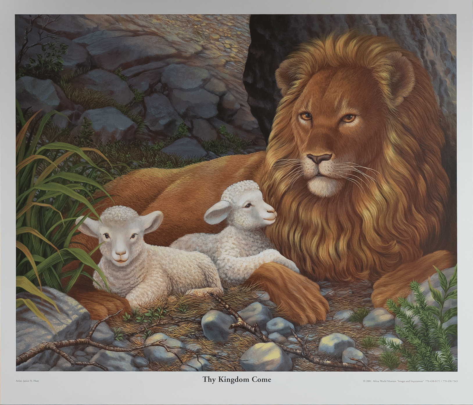 Thy Kingdom Come by Huse, Art Poster Print for Wall, Home Decor
