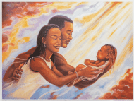 Together We Can art print by Mes'ij