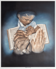Together We Pray by R.A. Norris, Art Poster Print for Wall, Home Decor