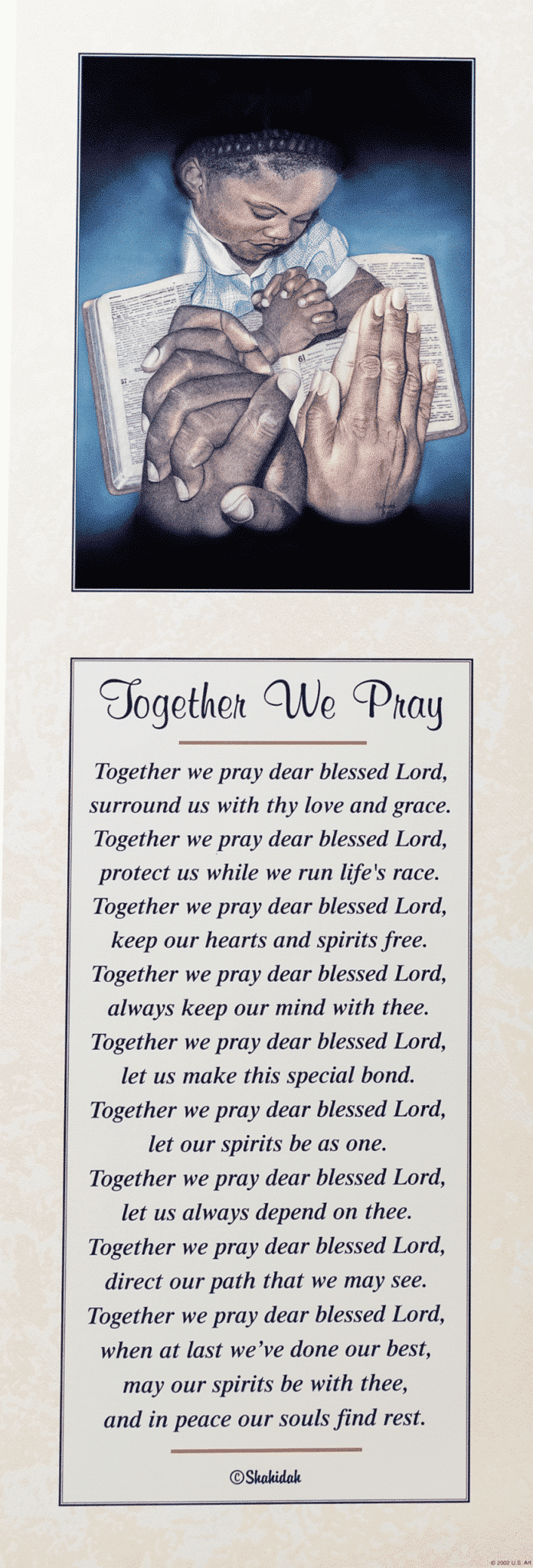 Together We Pray art print by R.A. Norris
