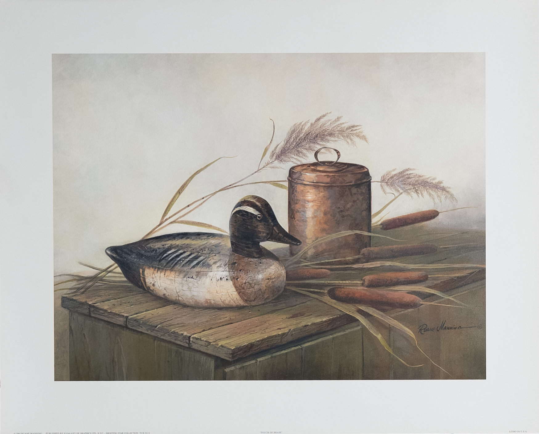 Touch of Brass by Manning, Art Poster Print for Wall, Home Decor