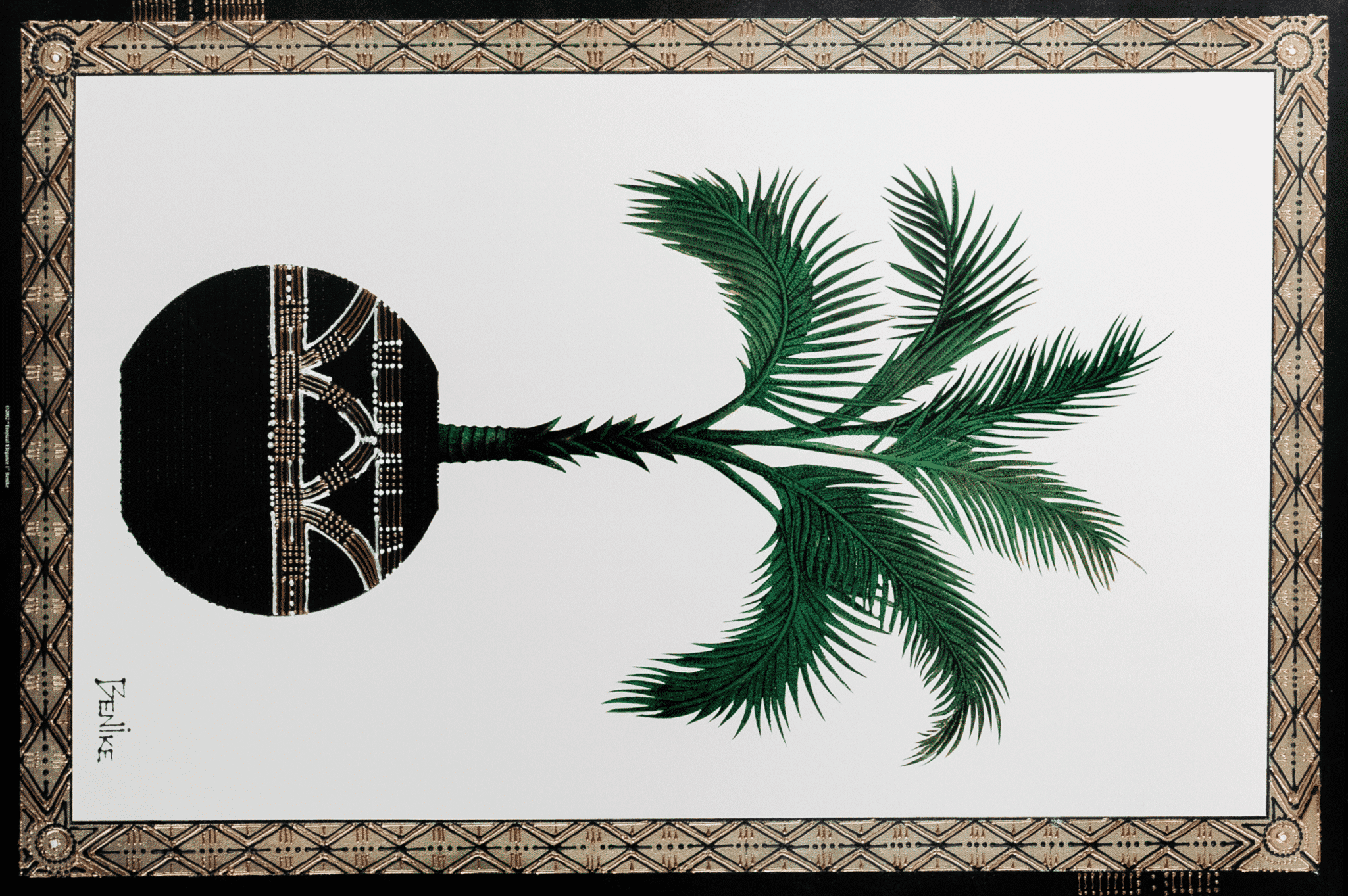 Tropical Elegance I Art Print by Benike Tropical Elegance I art print by Benike