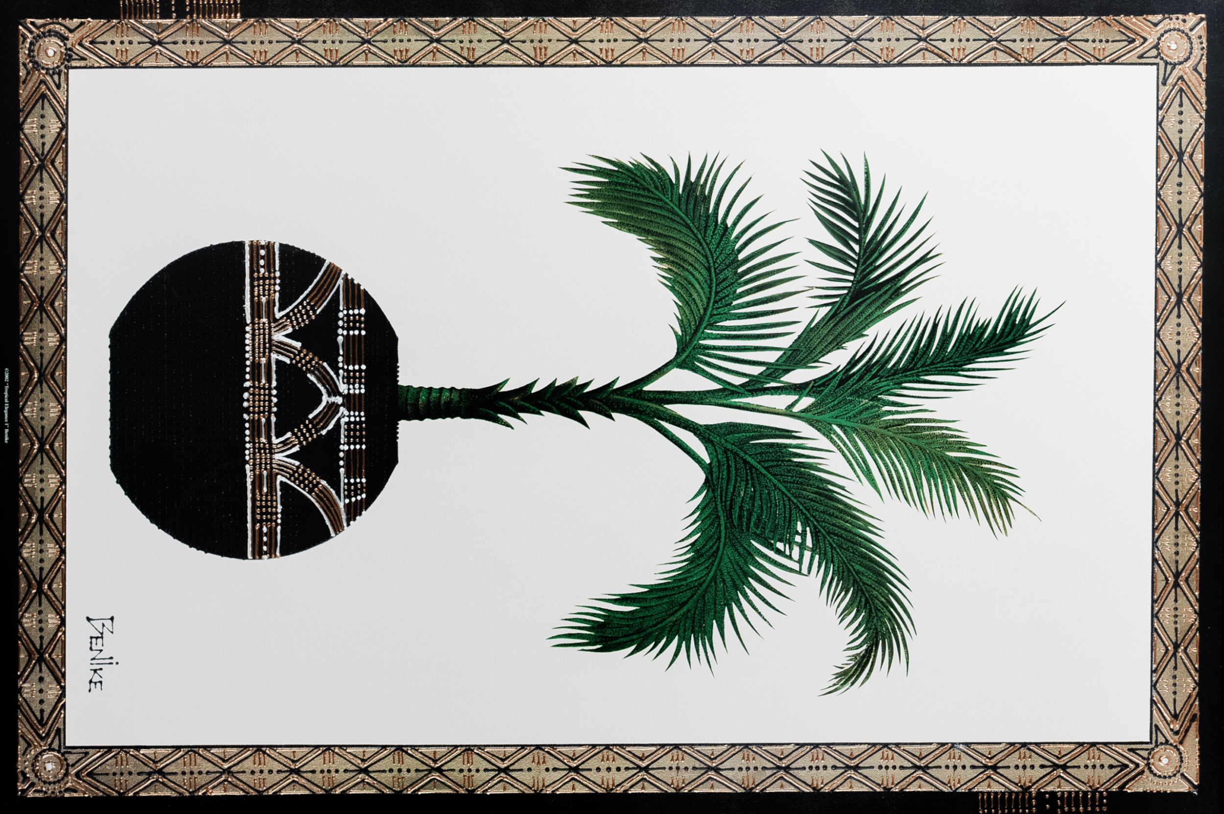 Tropical Elegance I by Benike, Art Poster Print for Wall, Home Decor - Image 1