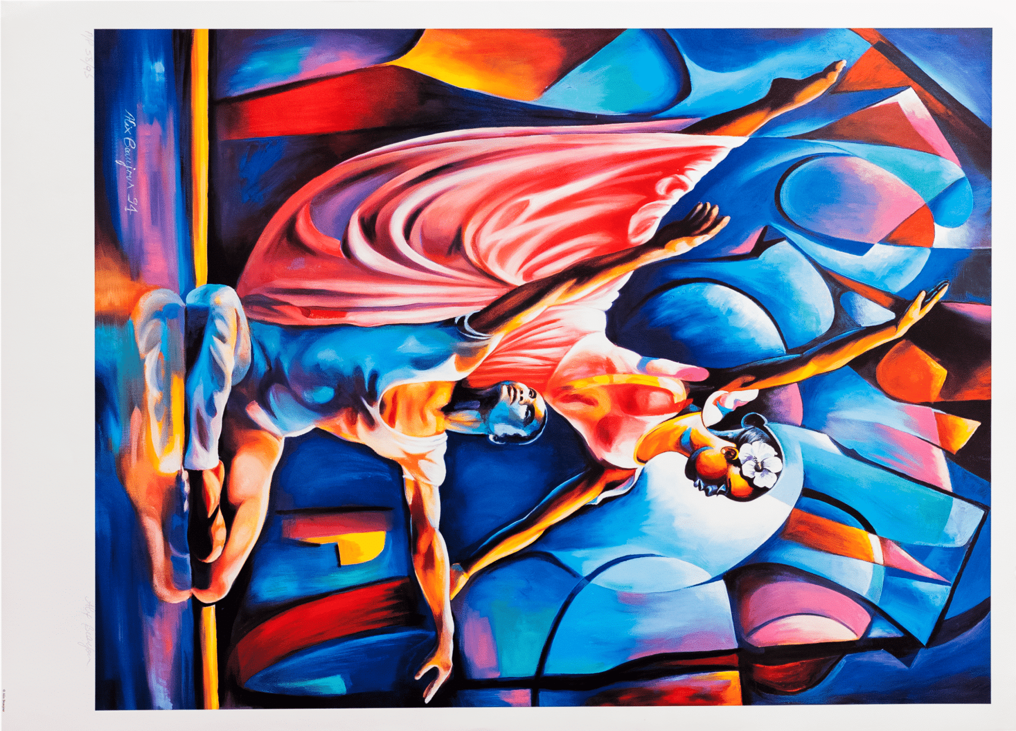 Two Dancers art print by Alix Beaujour