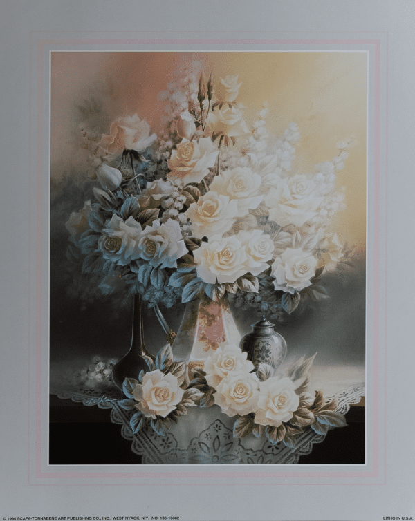 Vases With Flowers II art print