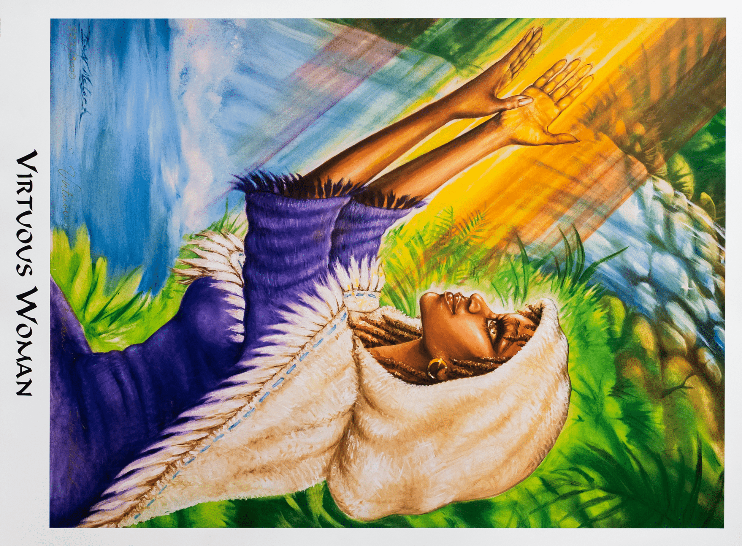Virtuous Woman by Melech, Art Poster Print for Wall, Home Decor - Image 1