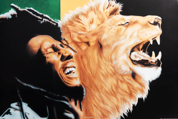 When the Lion Roars, Art Poster Print for Wall, Home Decor