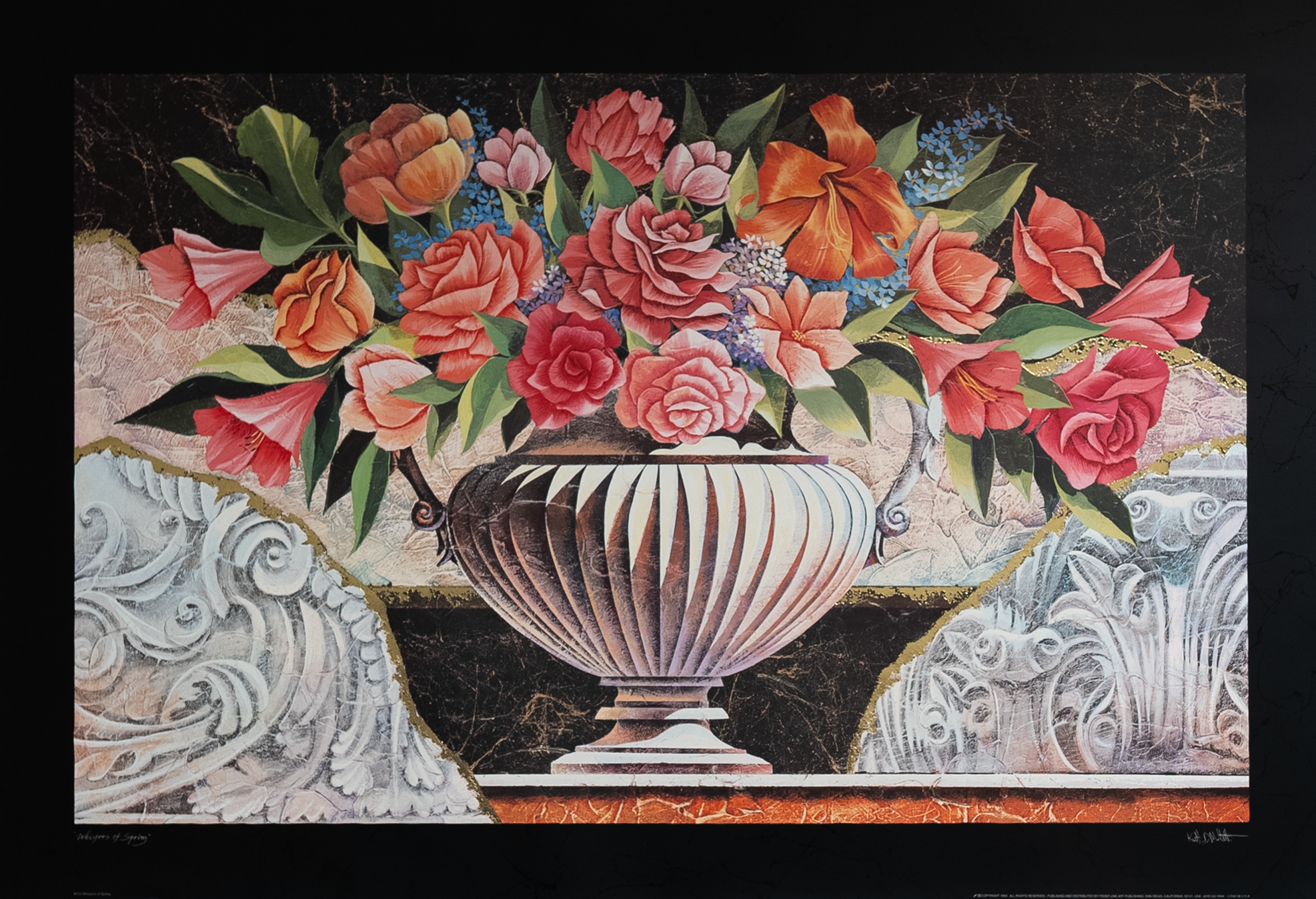 Whispers Of Spring by Katt D., Art Poster Print for Wall, Home Decor